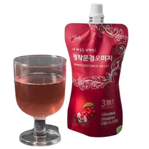 MyeongJag Munkyeong Omija Schisandra Organic Korean Drink Pouch Grocery Juice Healthy